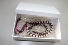 Perlenkette + Armband (Verpackung)